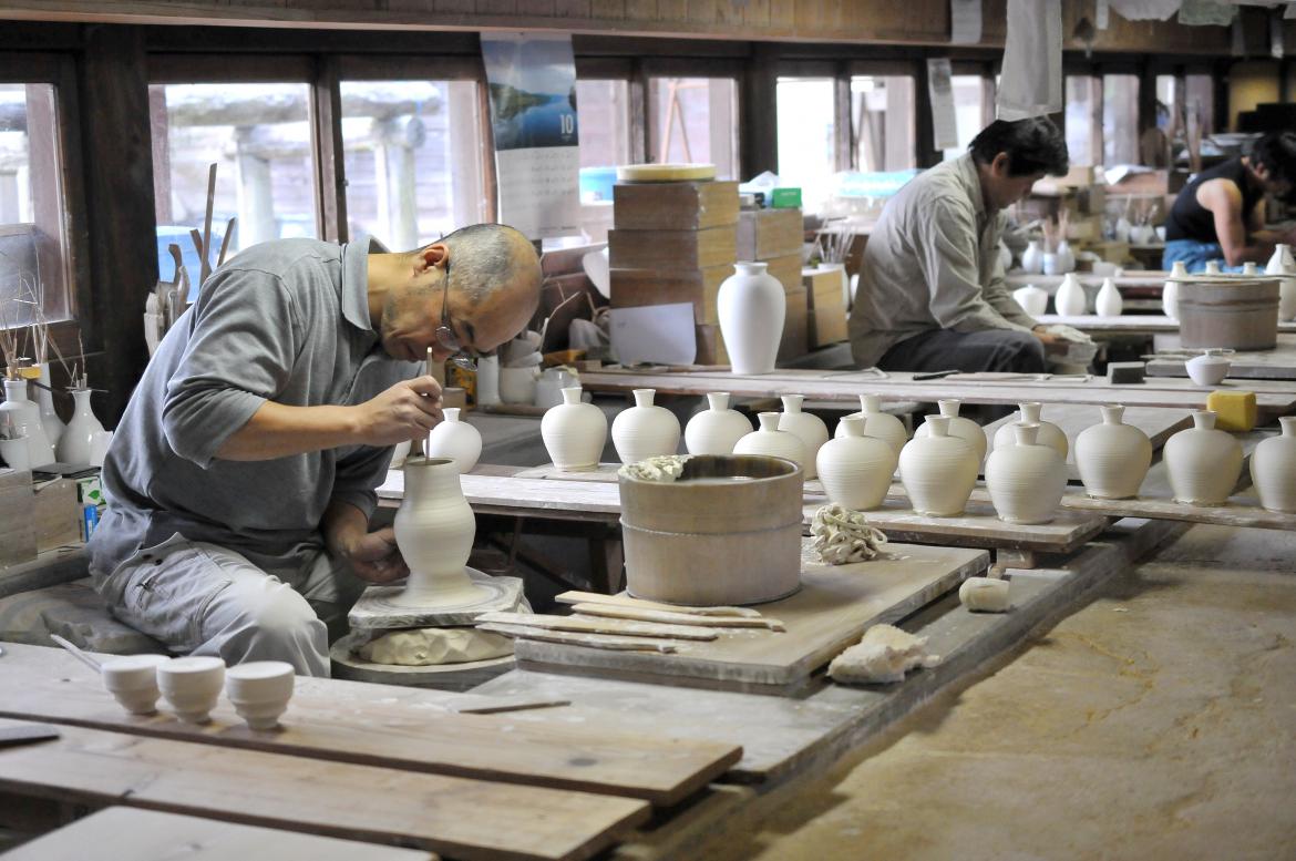 Porzellanherstellung in Arita